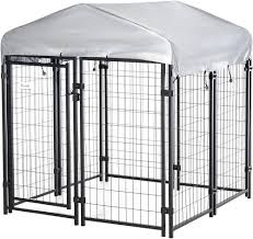 PawHut 4' x 4' x 4.5' Dog Playpen