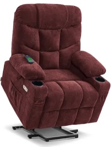MCombo Power Lift Recliner Chair with Massage and Heat- 2 BOXES COMPLETE ITEM
