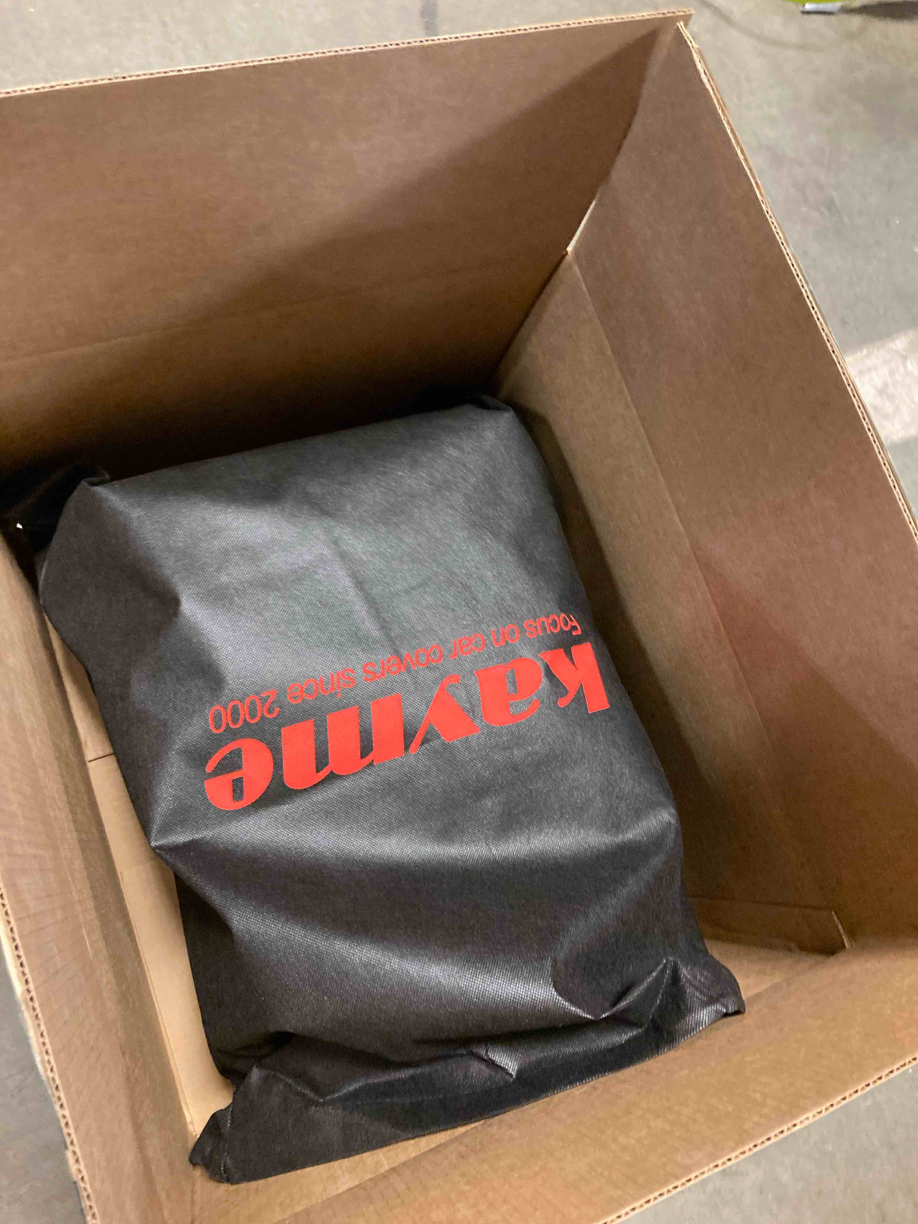 Kayme 6 Layers Car Cover Waterproof All Weather for Automobiles, Outdoor Full Cover Rain Sun UV Protection with Zipper Cotton, Size A2 3XL Universal Fit for Sedan (186-193 inch)