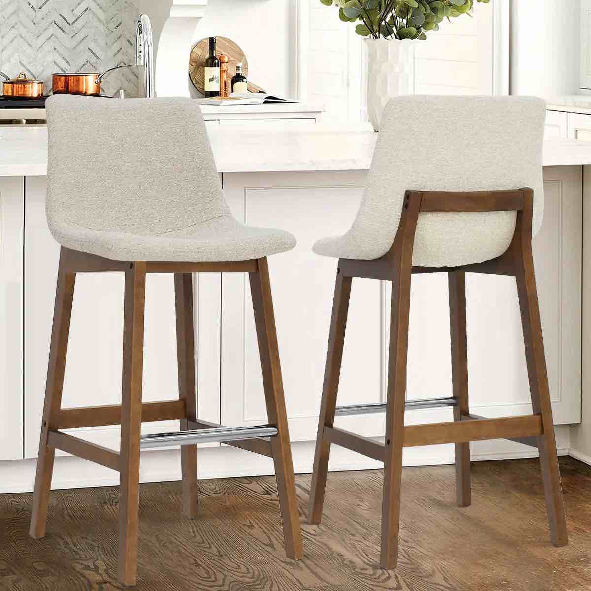 South 28.5"H Bar Stool (Set of 2)