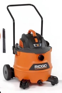 16 Gallon 6.5 Peak HP NXT Wet/Dry Shop Vacuum with Cart, Fine Dust Filter, Locking Hose and Accessories IN SECTION D