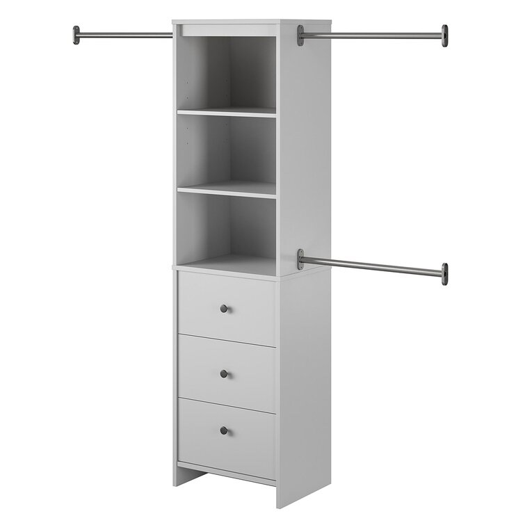 Dove Gray Geren 21'' - 36'' Closet System