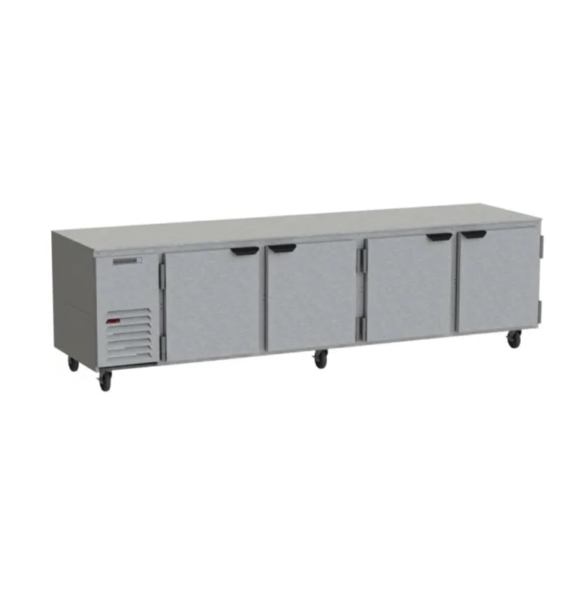 wasserstrom 98"  prep station cooler (4) Sections & (4) Doors, 115v 