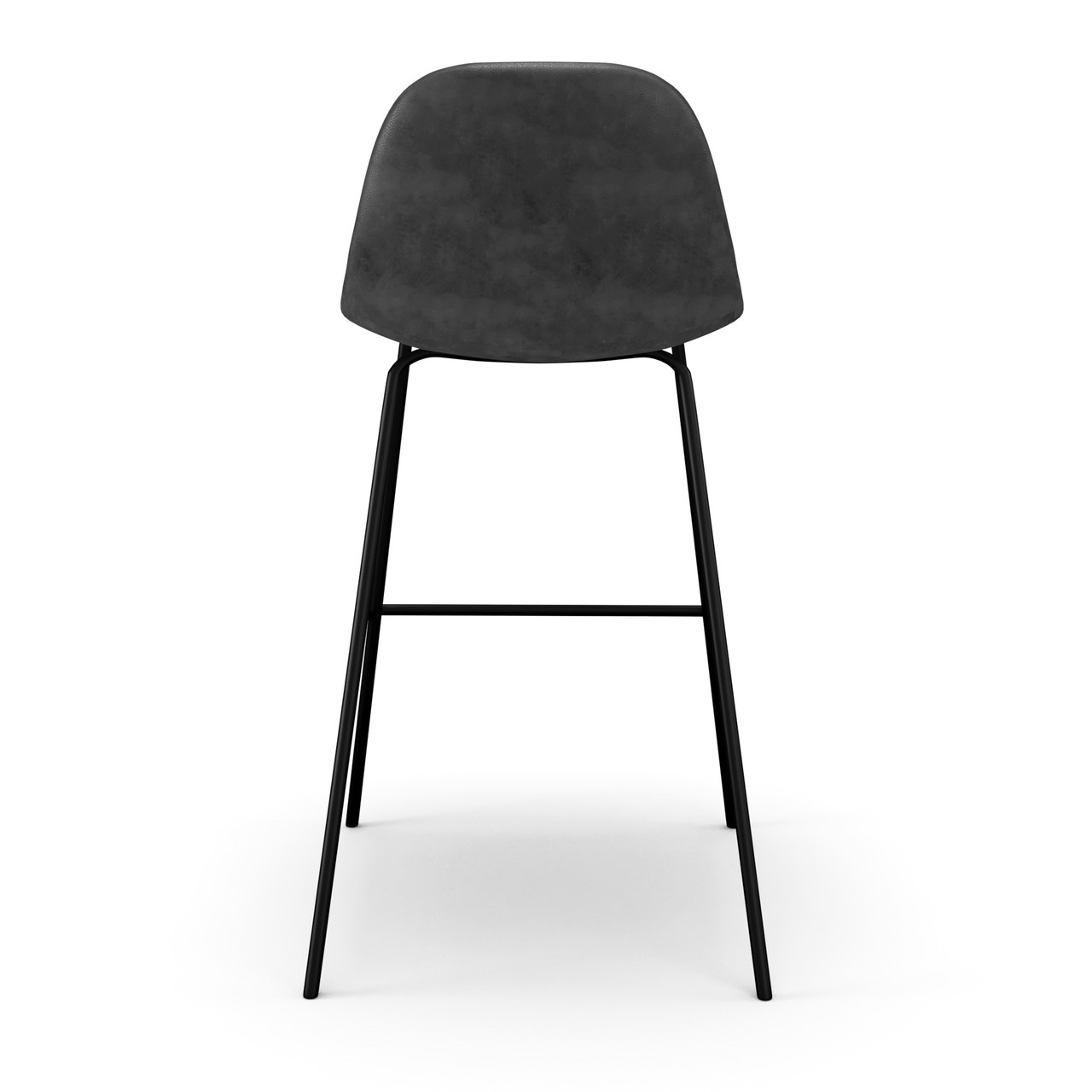 Aeon Charcoal Faux Leather Maxine Counter Stool - Set Of 2 AE9013-Counter-Charcoal