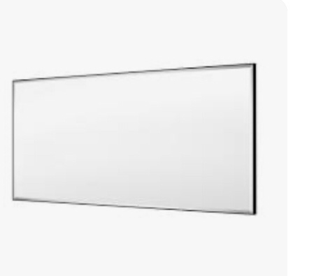 GETLEDEL 40-in x 24-in Framed Tilting Bathroom Vanity Mirror (Black). Item #5430663 |Model #MR-4607BK. MR-4607BK