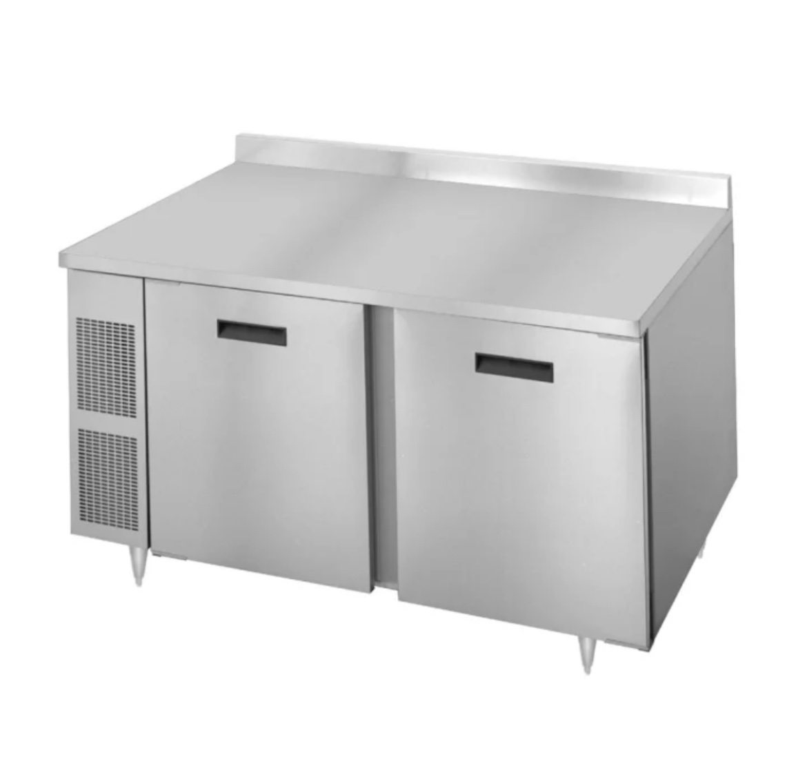 wasserstrom 68" Worktop Refrigerator w/ (2) Sections, 115v freon removed for transporting 