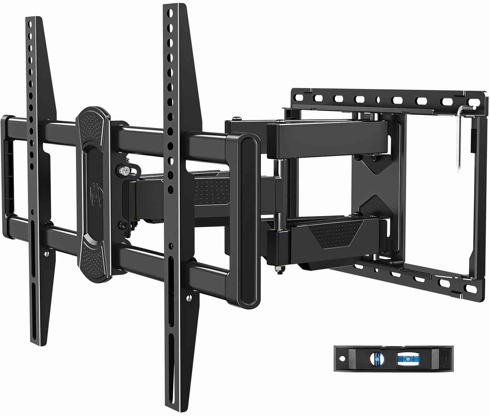 Mounting Dream TV Wall Mount, UL Listed Full Motion Mount Bracket for 42-84 Inch Flat Screen TVs, Swivel Articulating Dual Arms, Max VESA 600x400mm, 100 LBS Loading, Fits 16 Inches Wood Studs, MD2296