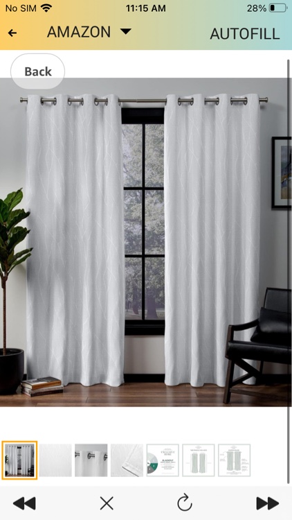 Exclusive Home Forest Hill Woven Room Darkening Blackout Grommet Top Curtain Panel Pair  52 x84   Winter