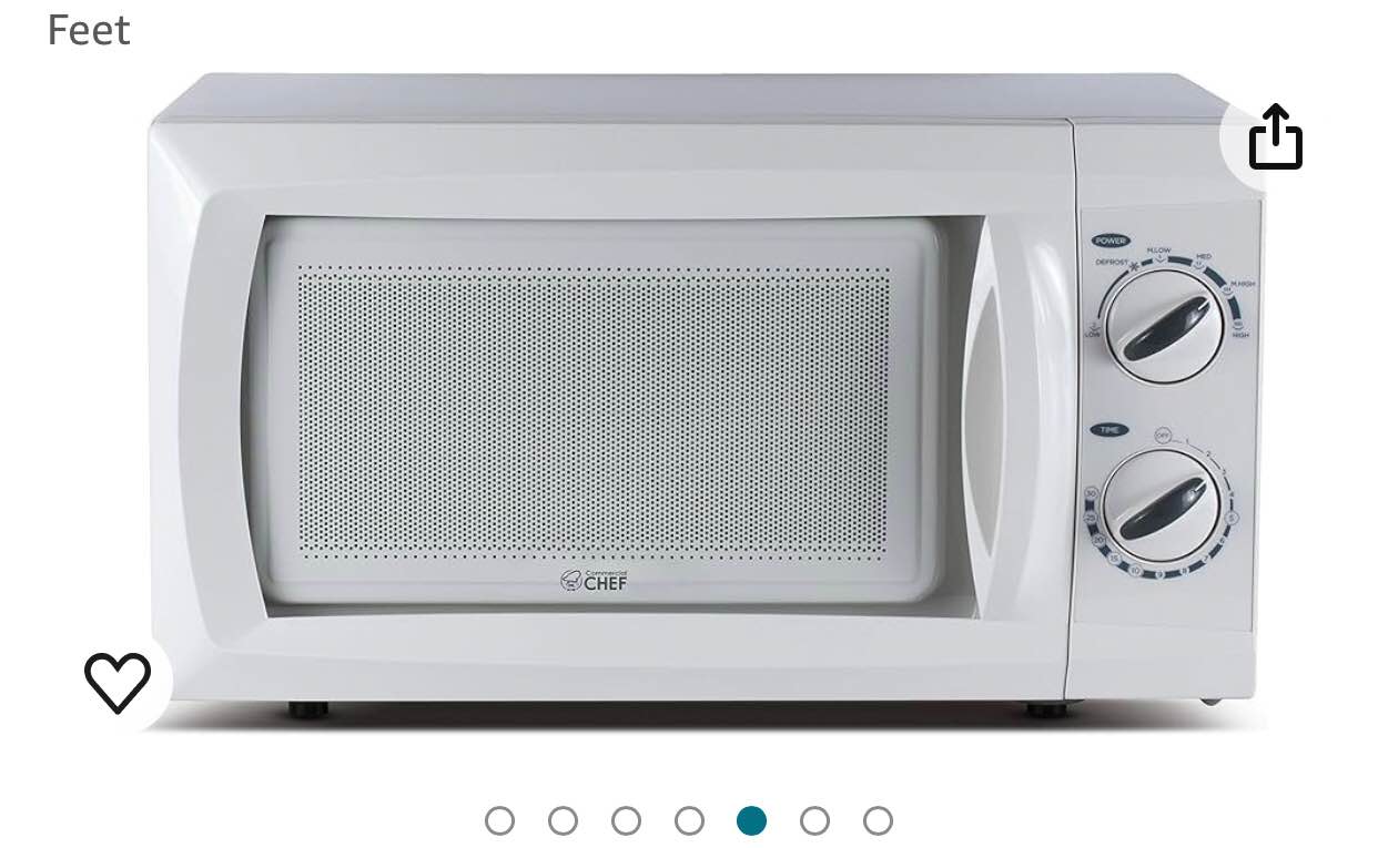 Commercial Chef CHM660 Counter Top Microwave, 0.6 Cubic Feet