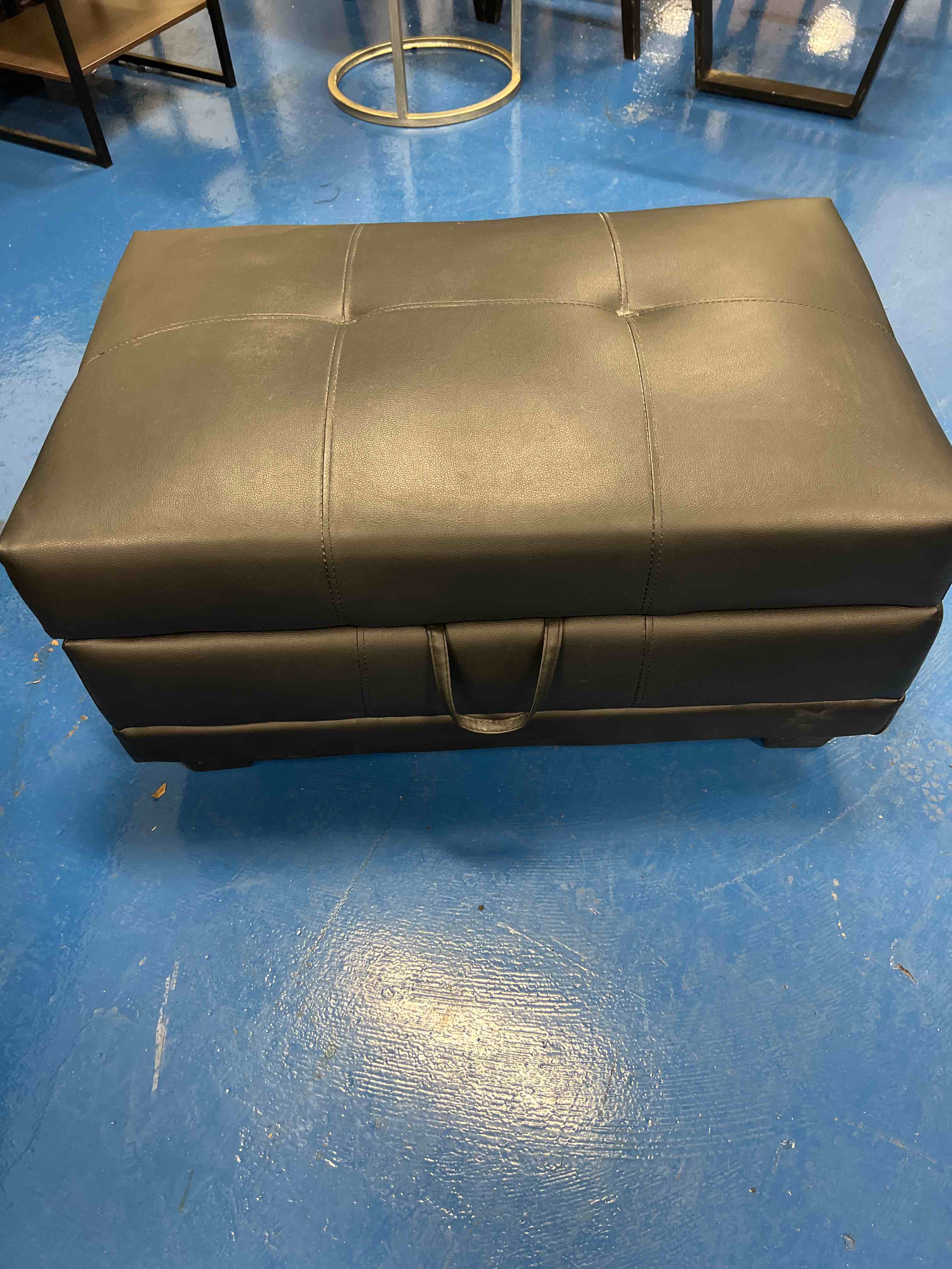 Storage Ottoman - Black 