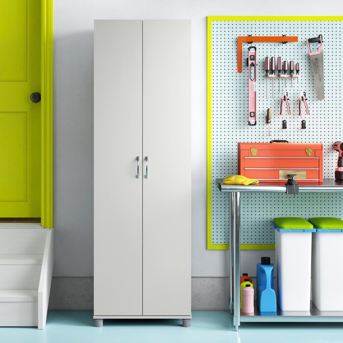 Wayfair Basics® Aaru 74" H x 24" W x 15" D Storage Cabinet