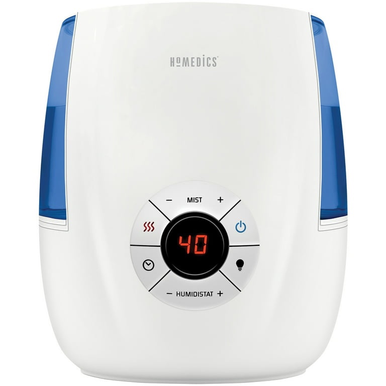 HoMedics UHE-WM68-WT Warm and Cool Mist Ultrasonic Humidifier