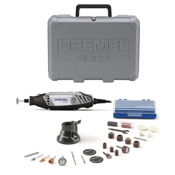 3000 Series 1.2 Amp Variable Speed Corded Rotary Tool Kit with 25 Accessories and Carrying Case