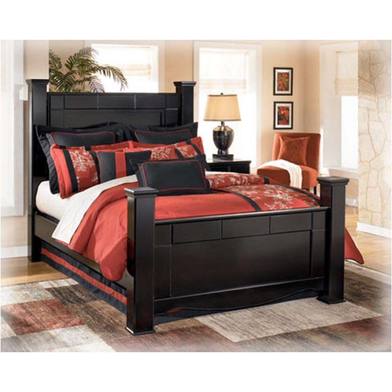 B271-61 Ashley Furniture Shay - Almost Black Queen/king Poster Headboard Posts Only