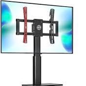 FITUEYES Mobile TV Stand for 27" -55" TVs with Locking Wheels