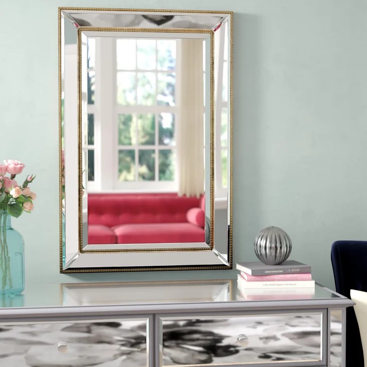 Epifanio modern & contemporary beveled accent mirror