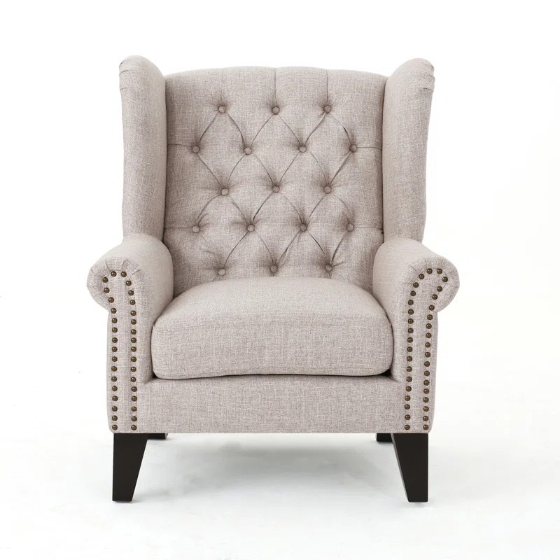 Osvaldo Upholstered Wingback Chair