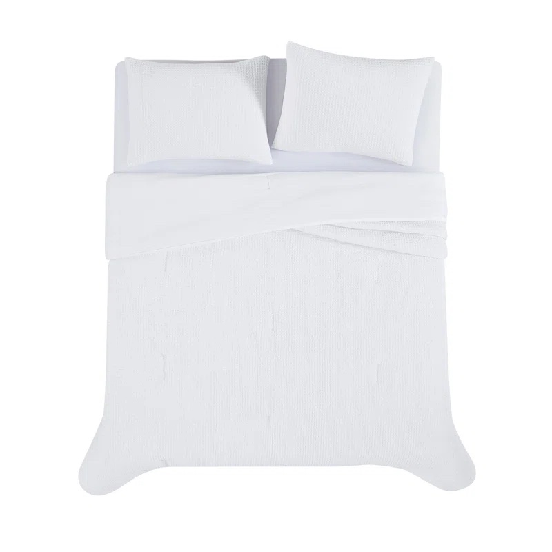 Textured Waffle Weave Comforter