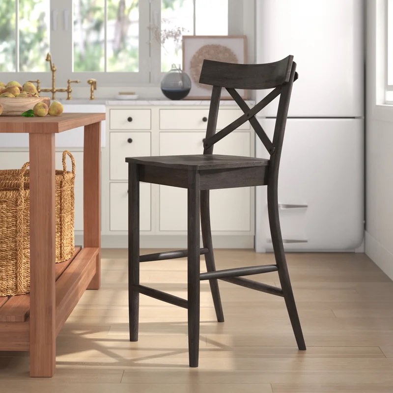 Evelin Solid Wood Stool