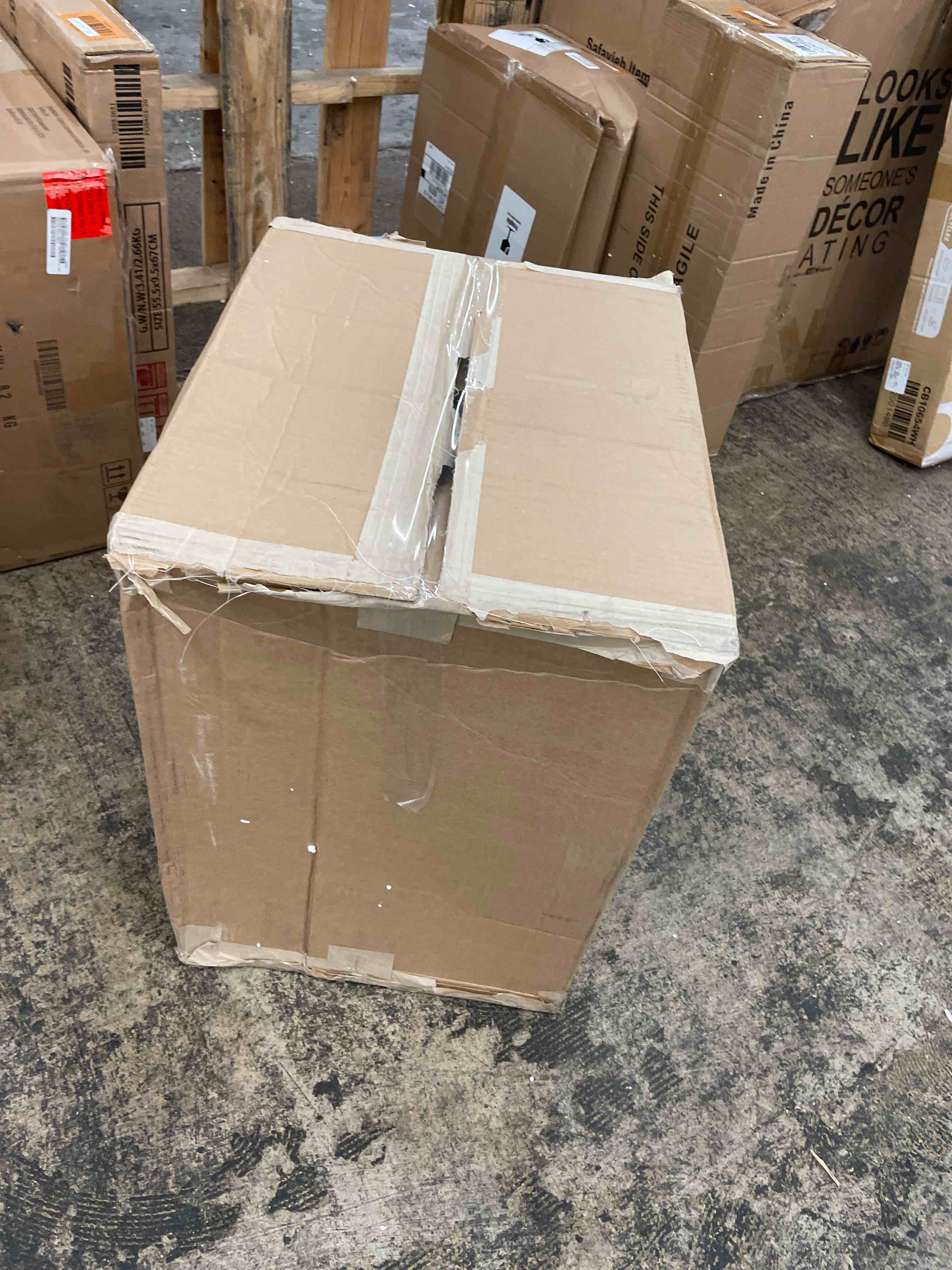 70 qt. Dark Brown HighDensity Resin Whiskey Barrel Outdoor Planter