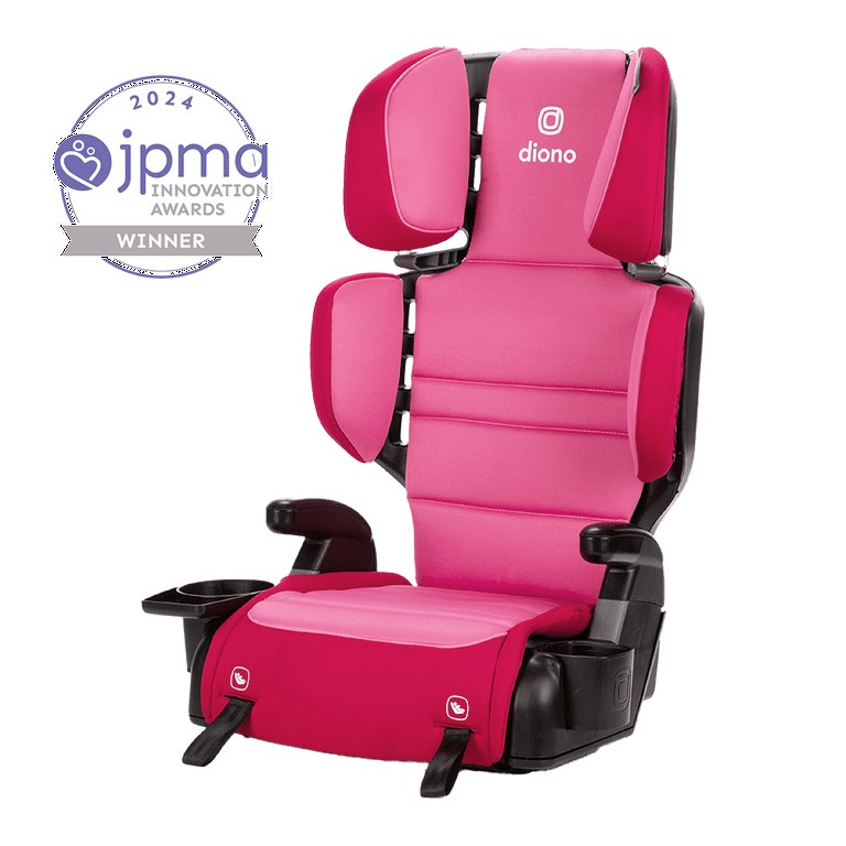 Diono Connect3 RXT 2-in-1 High-Back Booster, Pink Cotton Candy