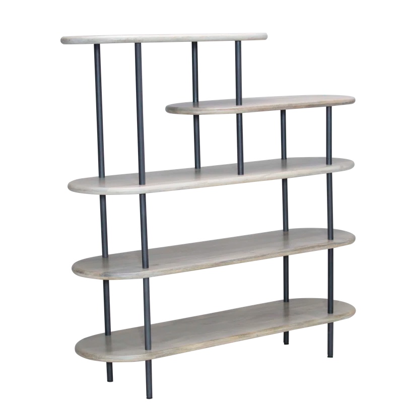 Tameria 5 Tier Oval Bookshelf