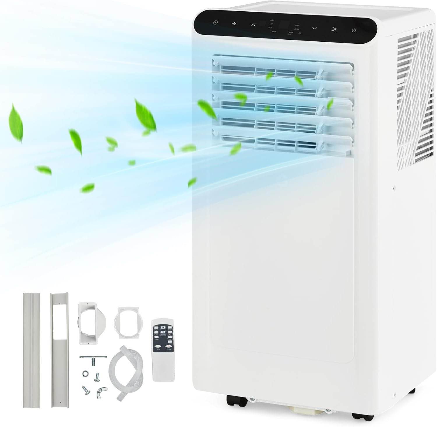 Garvee 10000BTUs Portable Air Conditioner, 3-In-1 Stand UP AC Unit with Heater