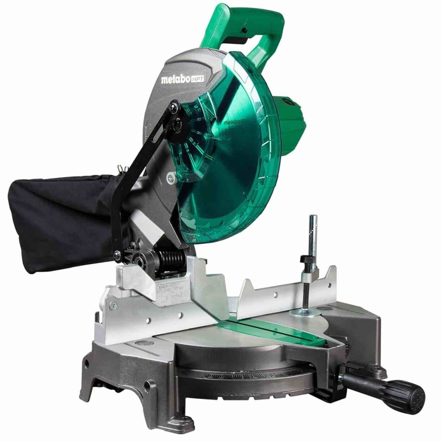 Metabo HPT C10FCGSM 15 Amp Single Bevel 10 in. Corded Compound Miter Saw