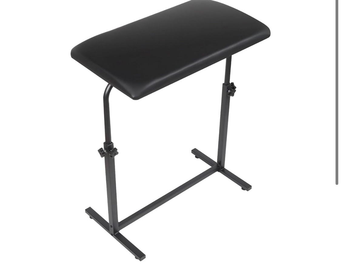 Large Tattoo Armrest, HOMBTCE XL Oversized Tattoo Arm Rest, Stability Strongly, Adjustable Height, Quick installation, Big XXL Tattoo Armrest Stand Pad, Large Thickened Soft Pad