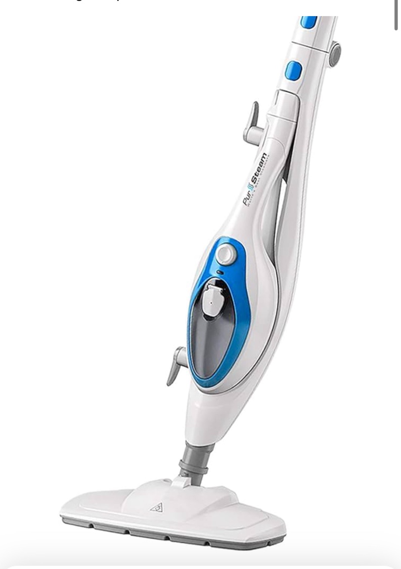 PurSteam 10-in-1 Steam Mop, Floor Steamer with Detachable Handheld Steam Cleaner for Tile, Hardwood Floors