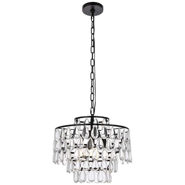 Mila 16" Pendant In Black