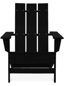 DuroGreen aria Adirondack chair black