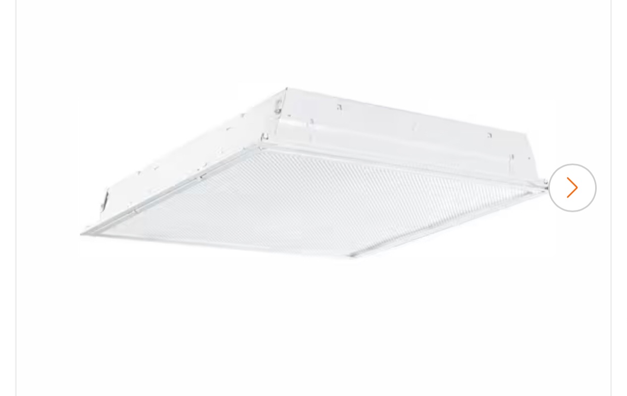 metalux recessed troffer 2x2’ white 22CZ-LD5-44-UNV-L830-CD1-U