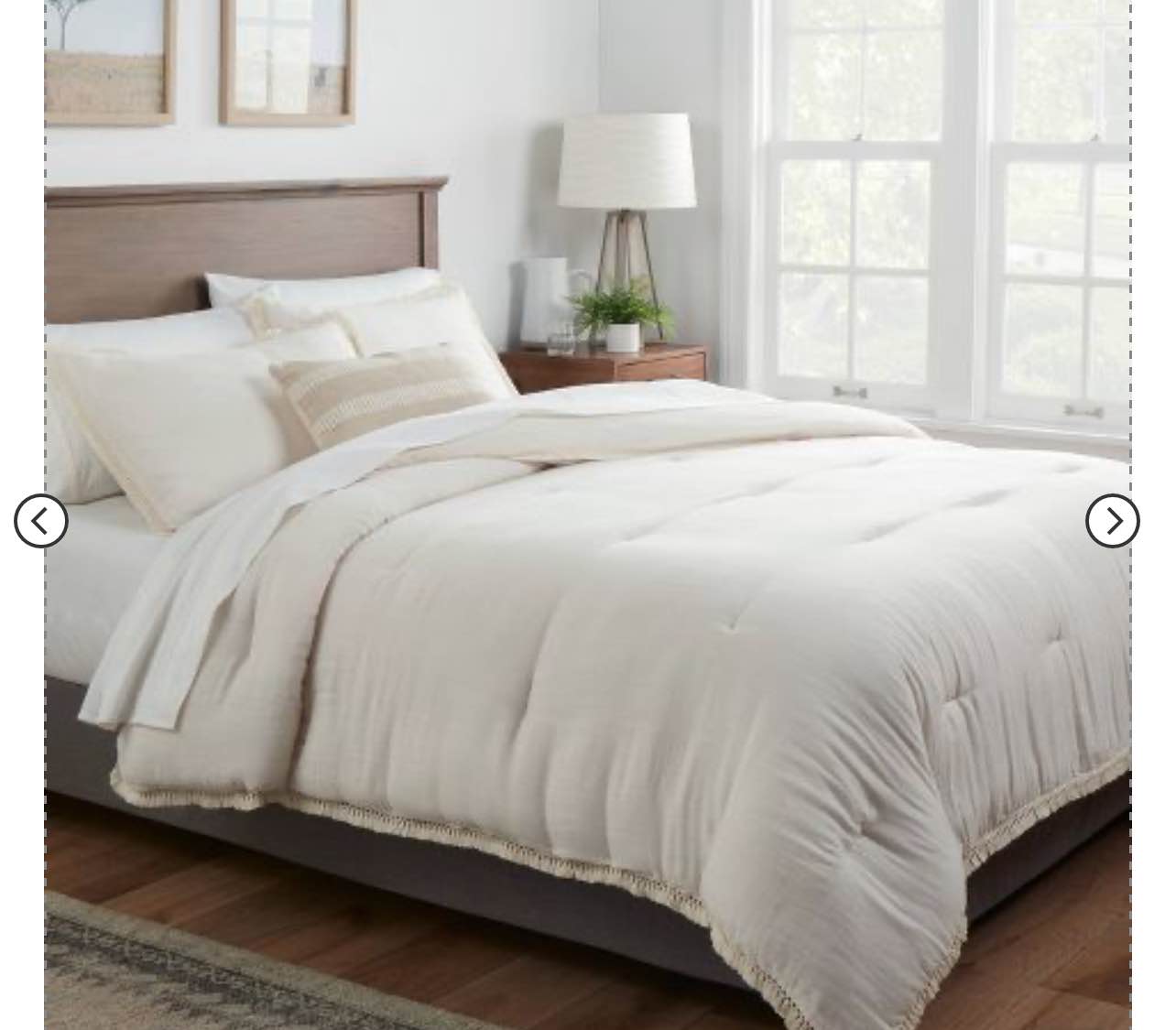 Cotton Tassel Border Comforter & Sham Set - Threshold