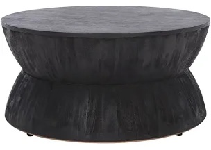 Safavieh Home Collection Alecto Brown Round Coffee Table (Fully Assembled) COF6601A
