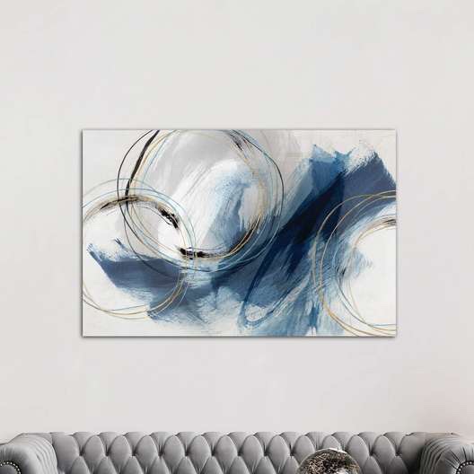 Three Posts Detour Framed On Canvas By Isabelle Z Painting - 32"H x 48"W