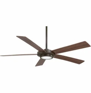 52" Sabot 5 - Blade LED Standard Ceiling Fan with Remote Control and Light Kit Included