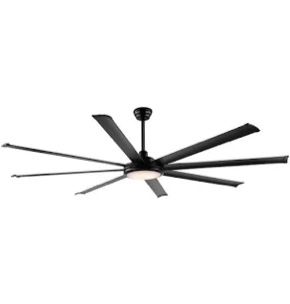 Braintree 72" 8 - Blade LED Standard Ceiling Fan with Remote Control and Light Kit Included