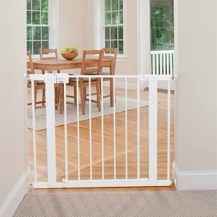 Safety 1st Easy Install Extra Tall & Wide Walk Through Gate, Fits between 29" and 38"