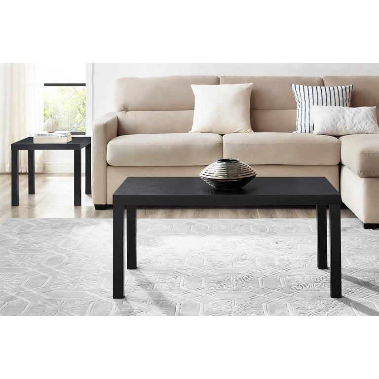 Mainstays Parsons Coffee Table, Black