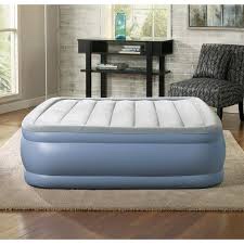 Beautyrest Hi Loft 17  Queen Air Bed Mattress  Raised Inflatable Blow-Up Bed  Powerful Pump  Adjustable Firmness