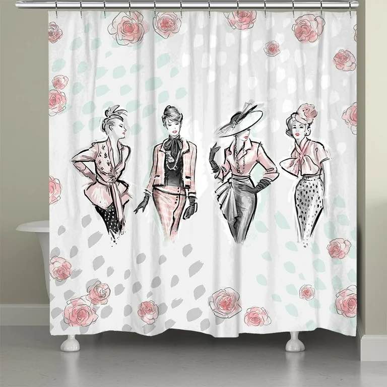 Laural Home High Fashion Chic Shower Curtain