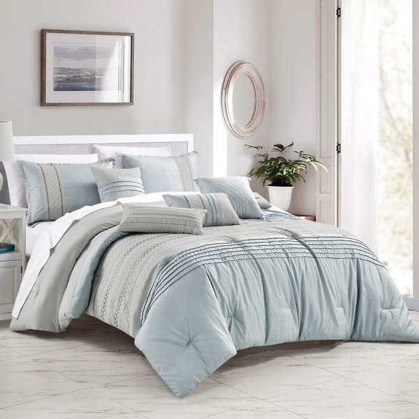 LABANA Luxury 7 Piece Comforter Set - Queen
