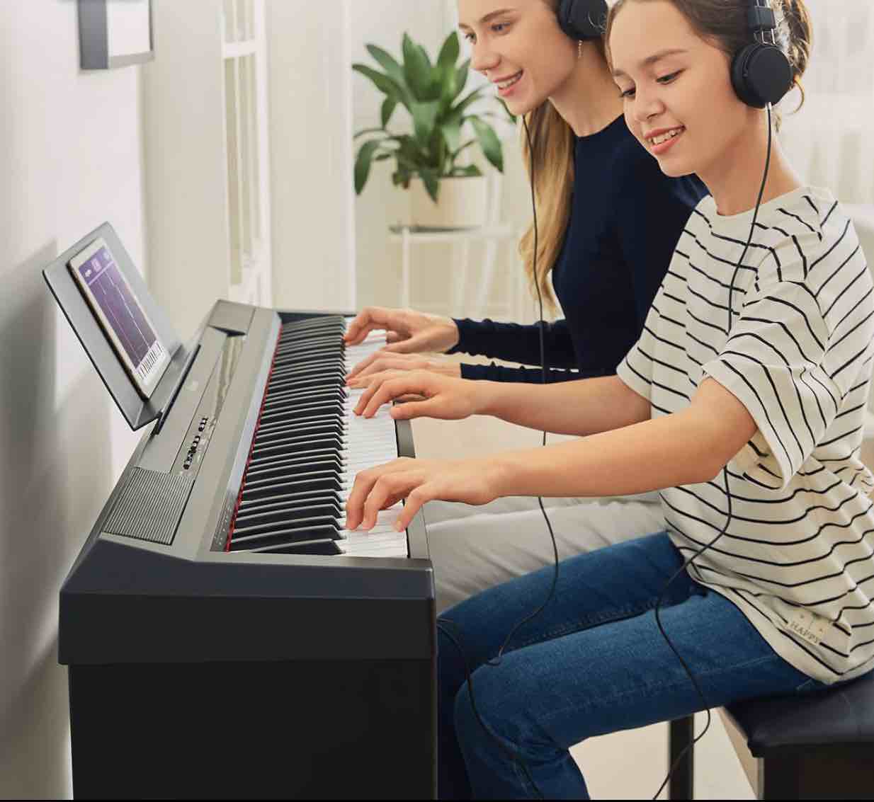 Donner DEP-10 Digital Piano 88 Key Semi-Weighted, Full-Size Electric Piano Portable Keyboard for Beginners, with Furniture Stand