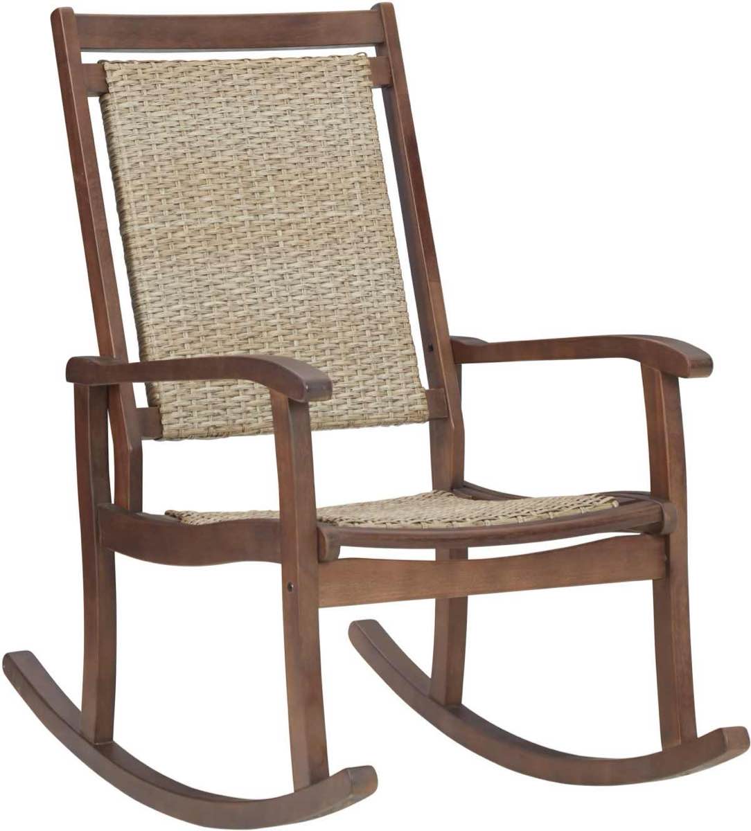 Signature Design by Ashley Emani Brown/Natural Rocking Chair