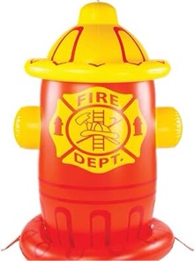 BigMouth Inc. Giant Inflatable Fire Hydrant Backyard Water Sprinkler