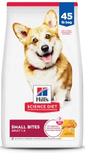 Hill's Science Diet Adult Small Bites Chicken & Barley Recipe Dry Dog Food, 45 lbs.