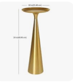 better homes & gardens truitt drink table gold