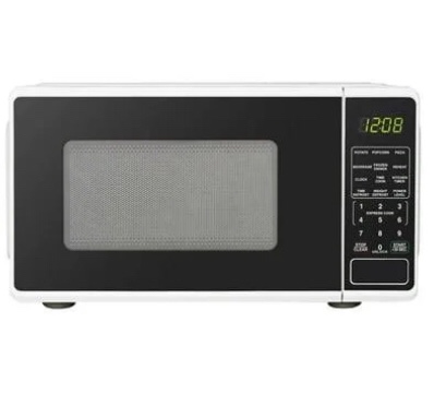 Mainstays 0.7 Cu ft Countertop Microwave Oven  700 Watts  White