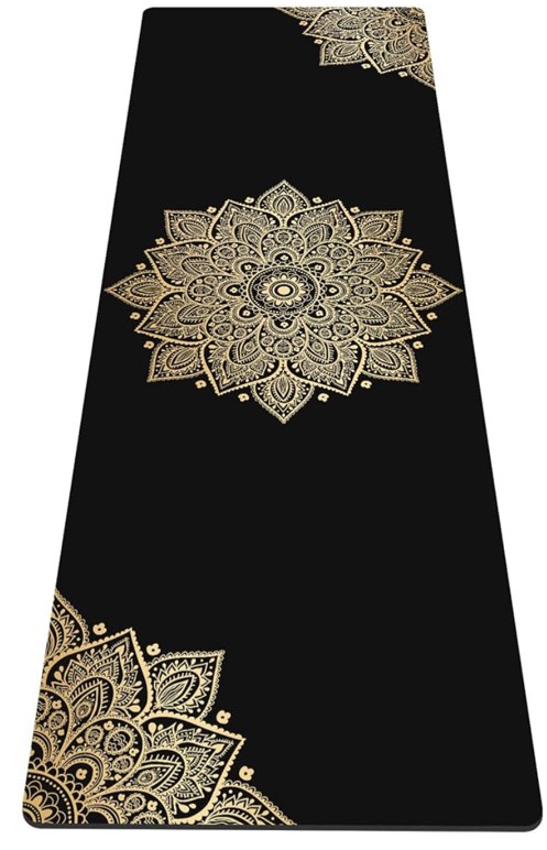 nuveti Yoga Mat Print Extra Thick TPE Non Slip Fitness Exercise Mat with Carrying Bag,72"x24" Extra Thick 6MM Exercise & Workout Mat for Yoga, Pilates Fitness and Floor Exercises